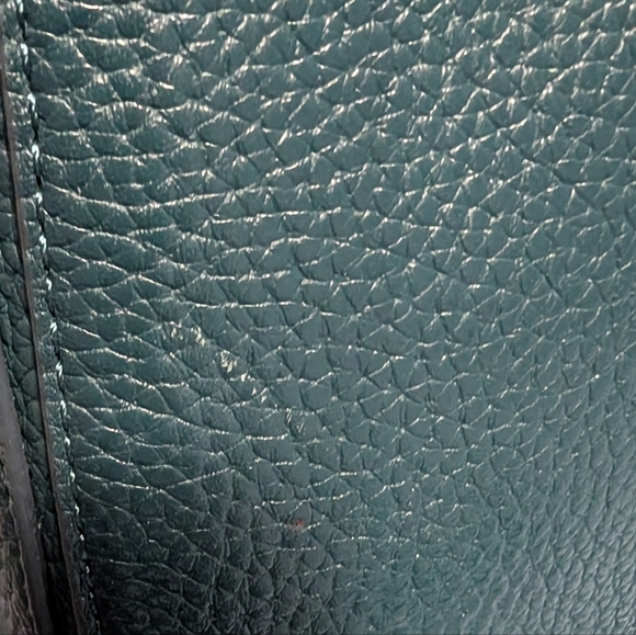 Kate Spade New York Zippy Shoulder Bag Pebbled Leather Purse Peacock (EUC) - Picture 12 of 15